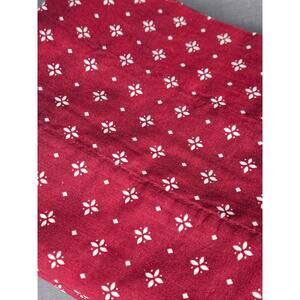 Longaberger Curtain Valance Woven Traditions Trad. Red 72" x 17"  Rod Pocket